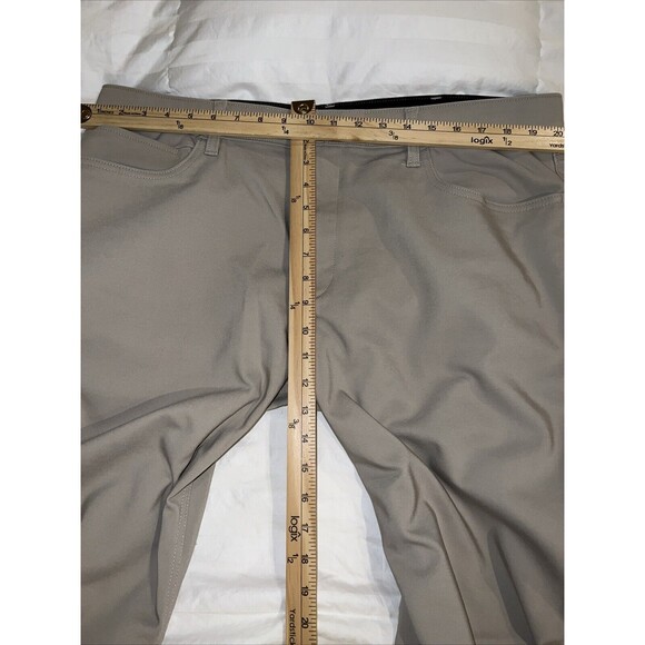 Calvin Klein Men's Stretch Tech 5-Pocket Pant Khaki Tan 40 x 32 Stretch Waist - Picture 10 of 16